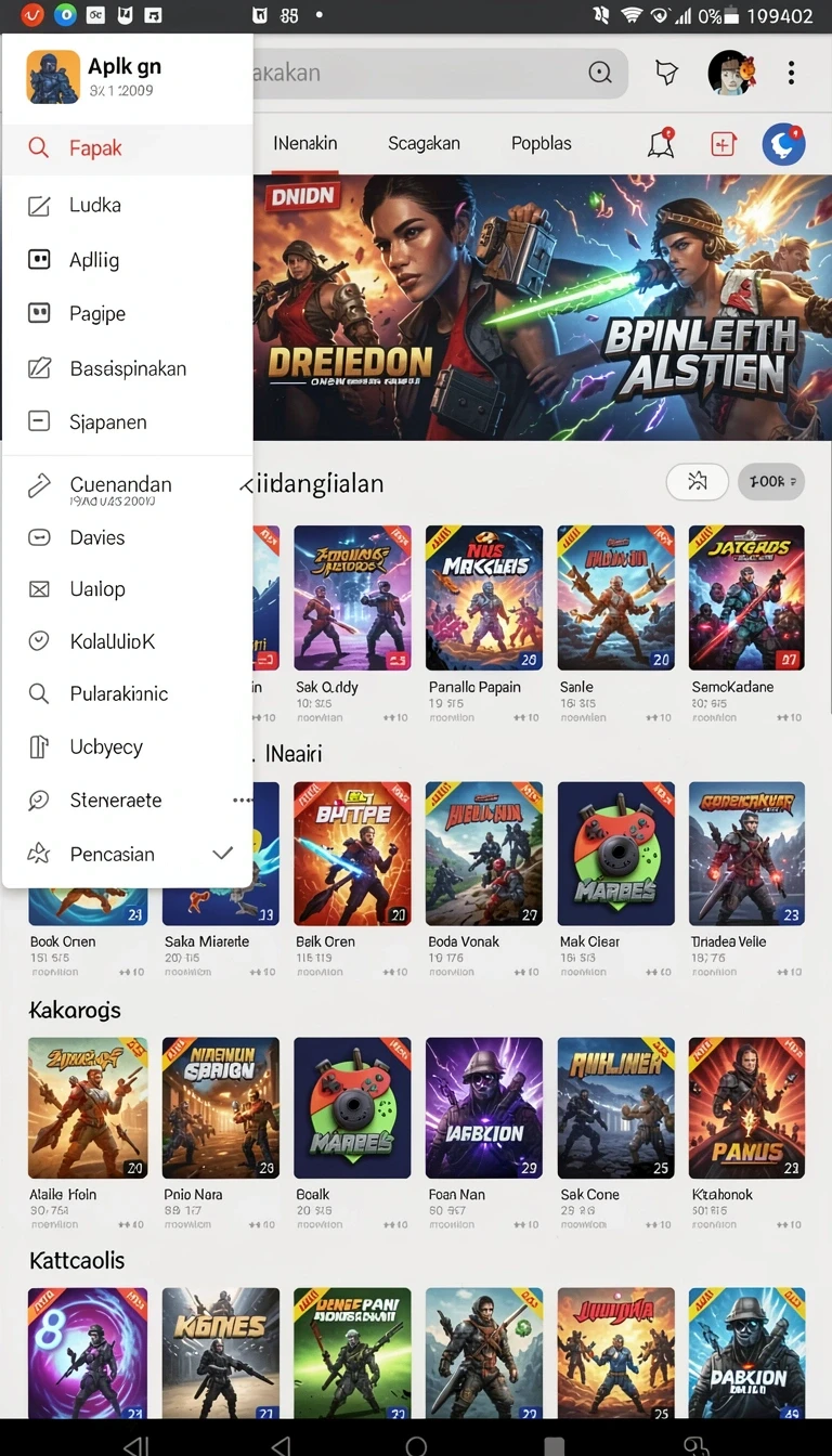Beragam pilihan permainan menarik dalam aplikasi pandora88 APK: Fitur, Ukuran, dan Link Download.