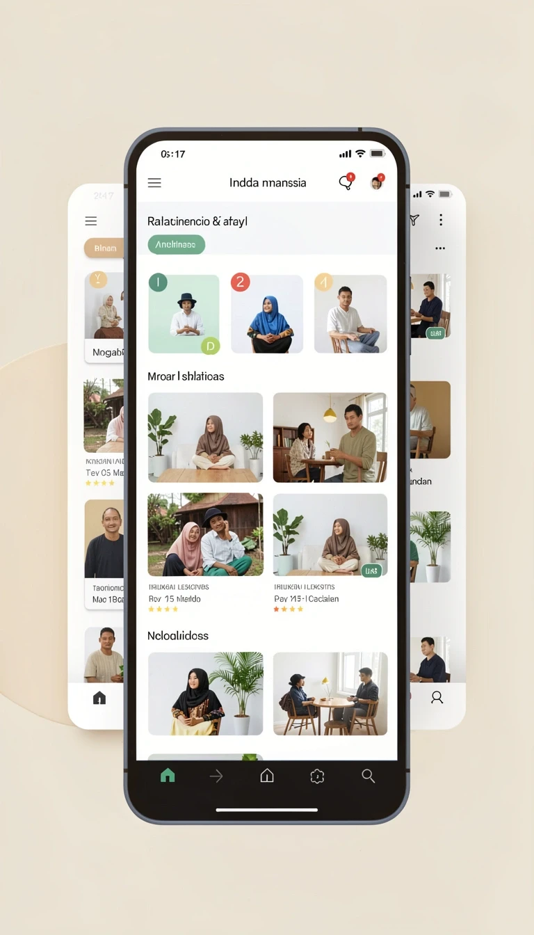 Beragam pilihan permainan menarik dalam aplikasi Panduan Instalasi Aplikasi semar123 di Android.