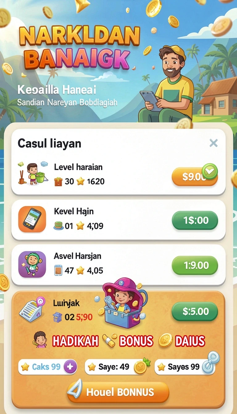 Beragam pilihan permainan menarik dalam aplikasi marima77 APK Full Version untuk Android.