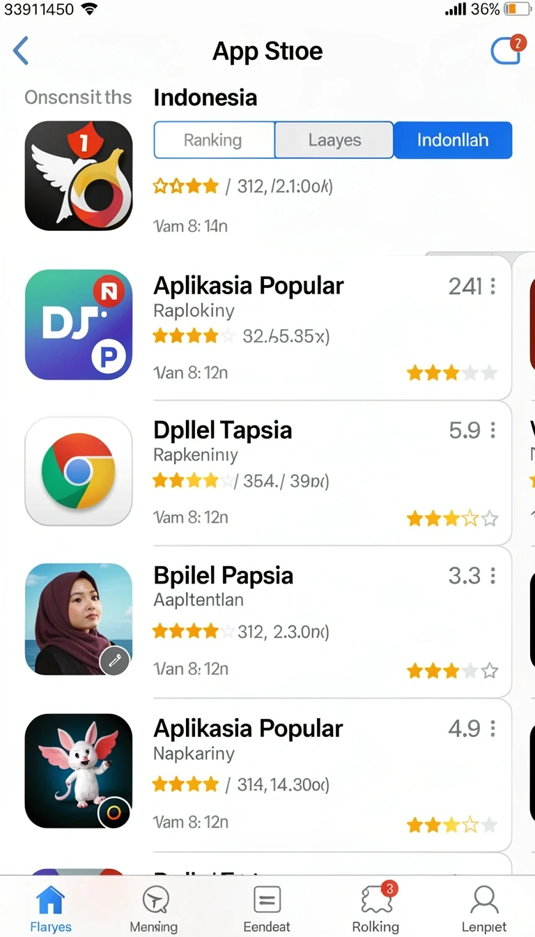 Beragam pilihan permainan menarik dalam aplikasi Panduan Instalasi Aplikasi tempototo di Android.