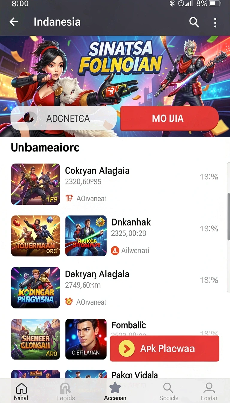 Beragam pilihan permainan menarik dalam aplikasi Aplikasi lkopen Terbaru dan Terlengkap.